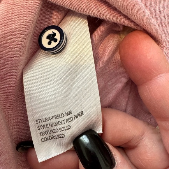 SALE 🏷️Craft & Flow Light Red Button Up Short Sleeve Shirt Men's Size XL - Picture 9 of 9